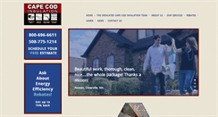 Desktop Screenshot of capecodinsulation.com